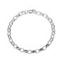 Sterling Silver Belcher Charm Bracelet Adult + Child, thumbnail 2 of 2