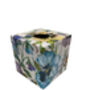 Tissue Box Cover Wooden Pansy Flower, thumbnail 1 of 3