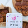 Personalised Metal Square Mermaid Baking Tin, thumbnail 1 of 3