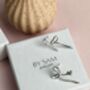 Silver And Gold Bow Bridesmaid Earrings, thumbnail 2 of 12