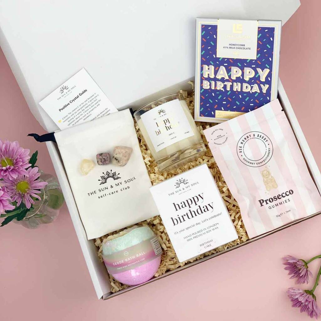 Happy Birthday Self Care Gift Box By The Sun & My Soul ...