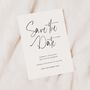 Minimal Wedding Save The Dates, thumbnail 1 of 4