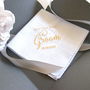 Grooms Best Day Ever Wedding Handkerchief Gift, thumbnail 1 of 5