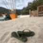 Earthy Green Natural Rubber Flip Flops, thumbnail 11 of 12