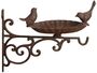 Wall Mounted Cast Iron Clam Shell Bird Bath Feeder Gift, thumbnail 1 of 3