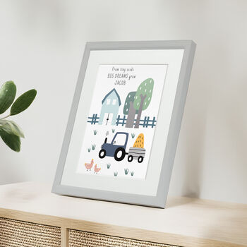 Personalised Farmyard Children’s Nursery Framed Print, 5 of 10