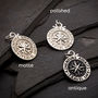 Travel Safe Compass St Christopher Silver Necklace, thumbnail 6 of 11