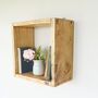 Wooden Cube Shelf, thumbnail 4 of 5