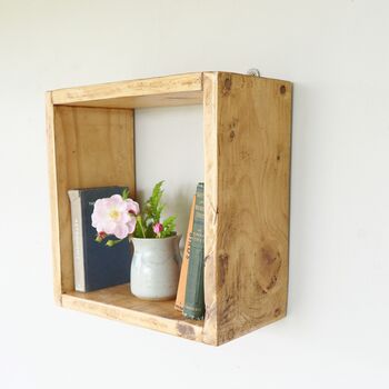 Wooden Cube Shelf, 4 of 5