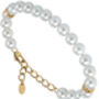 Men's Adjustable Pearl Bracelet 'Gold', thumbnail 2 of 6