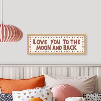 To The Moon And Back Framed Print, 7 of 12