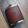Classic Leather Flask 8oz, thumbnail 3 of 5