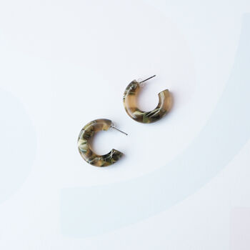 Laurel Round Hoop Earrings, 5 of 7