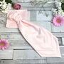 Baby Blush Wedding Tie, Bow Tie And Cravat Sets, thumbnail 9 of 9