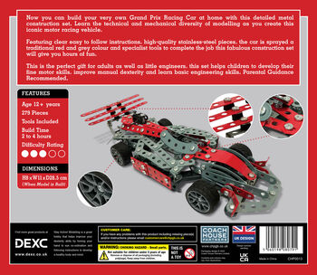Make Your Own Formula One Car Construction Set, 2 of 4