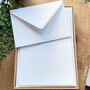 Luxury Blank Writing Paper With Envelopes, thumbnail 3 of 3