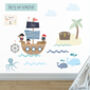 Pirates Fabric Wall Stickers, thumbnail 4 of 4