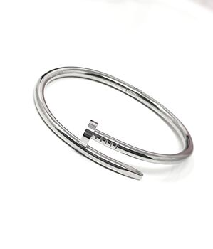 Stainless Steel Nail Bangle, 3 of 6