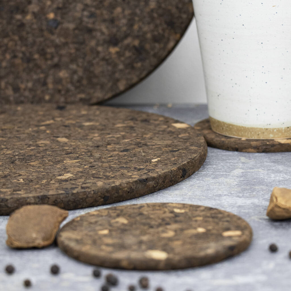 Smoked Cork Placemat Set Of Four By Liga