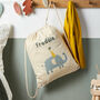 Personalised Elephant Cotton Nursery Bag, thumbnail 3 of 7