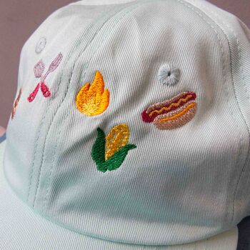 Personalised Organic Cotton BBQ Cap Gift For Dad, 5 of 8