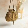 Leyana Potli Bag Antique Gold, thumbnail 1 of 6