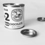 Soy And English Cobnuts Chocolate Candle In Vintage Tin, thumbnail 1 of 4