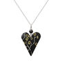 Oriental Willow Heart Necklace With Swarovski Crystal, thumbnail 1 of 2