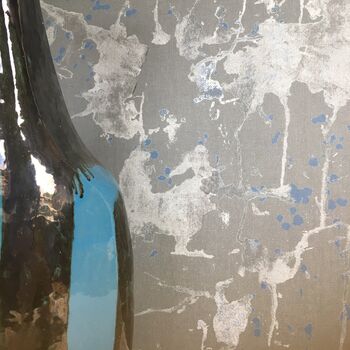 Tie Dye Marble Wallpaper Grey / Blue, 2 of 8