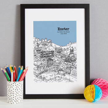 Personalised Exeter Print, 4 of 10