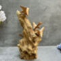 Hand Carved Wooden Nesting Birds Ornament, thumbnail 4 of 12