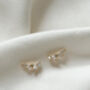 Cz Climber Stud Earrings, thumbnail 2 of 2