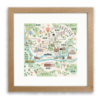 Map Of Bristol Print By Hilary Yafai, 5 of 8