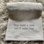 Embroidered Grey Deluxe Cellular Cotton Blanket, thumbnail 5 of 8