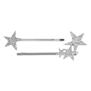 Set Of Two Crystal Star Hair Clip, 3 of 7