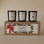 Christmas Candle Trio Gift, thumbnail 1 of 6