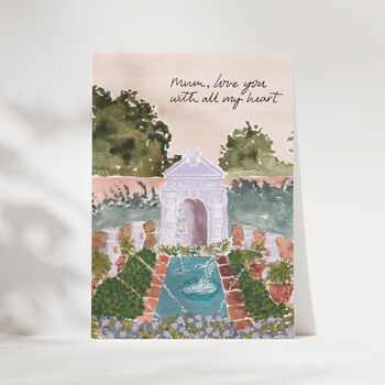 Walled Garden Card For Mum Birthday, 2 of 2