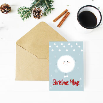 Christmas Hugs Greetings Card, 2 of 2