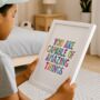 You Are Capable Of Amazing Things Typography Print, thumbnail 1 of 5