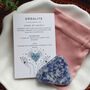 Brazilian Sodalite Smoothstone With Pouch | Crystal, thumbnail 1 of 7