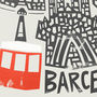 Barcelona City Print, thumbnail 3 of 7