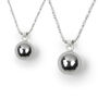 Mum And Daughter Matching Chiming Necklace Set, thumbnail 3 of 3