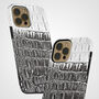 Black And White Crocodile Tough Case For iPhone, thumbnail 3 of 4