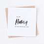 Mummy Wedding Bridal Card, thumbnail 1 of 3