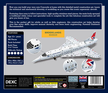 Make Your Own Concorde Metal Construction Set, 4 of 4