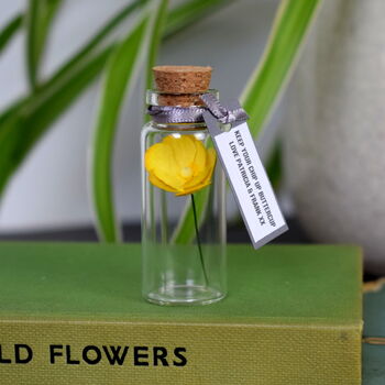 Tiny Buttercup In A Bottle Personalised Gift, 2 of 12