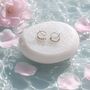 Illusion Double Hoop Rope Spiral Earrings, thumbnail 1 of 6