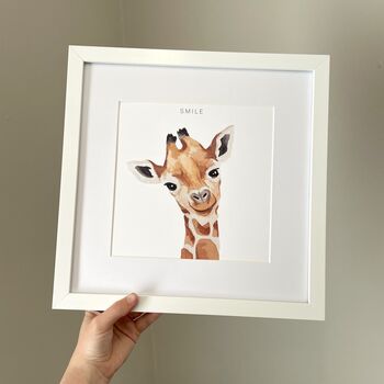 Watercolour Animals Nursery Print Set, 2 of 7