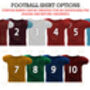 Personalised Football Shirt Acrylic Plaque – Father’s Day Gift From Child, thumbnail 4 of 5