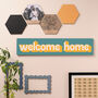 Welcome Home Wooden Wall Art Print, thumbnail 4 of 6